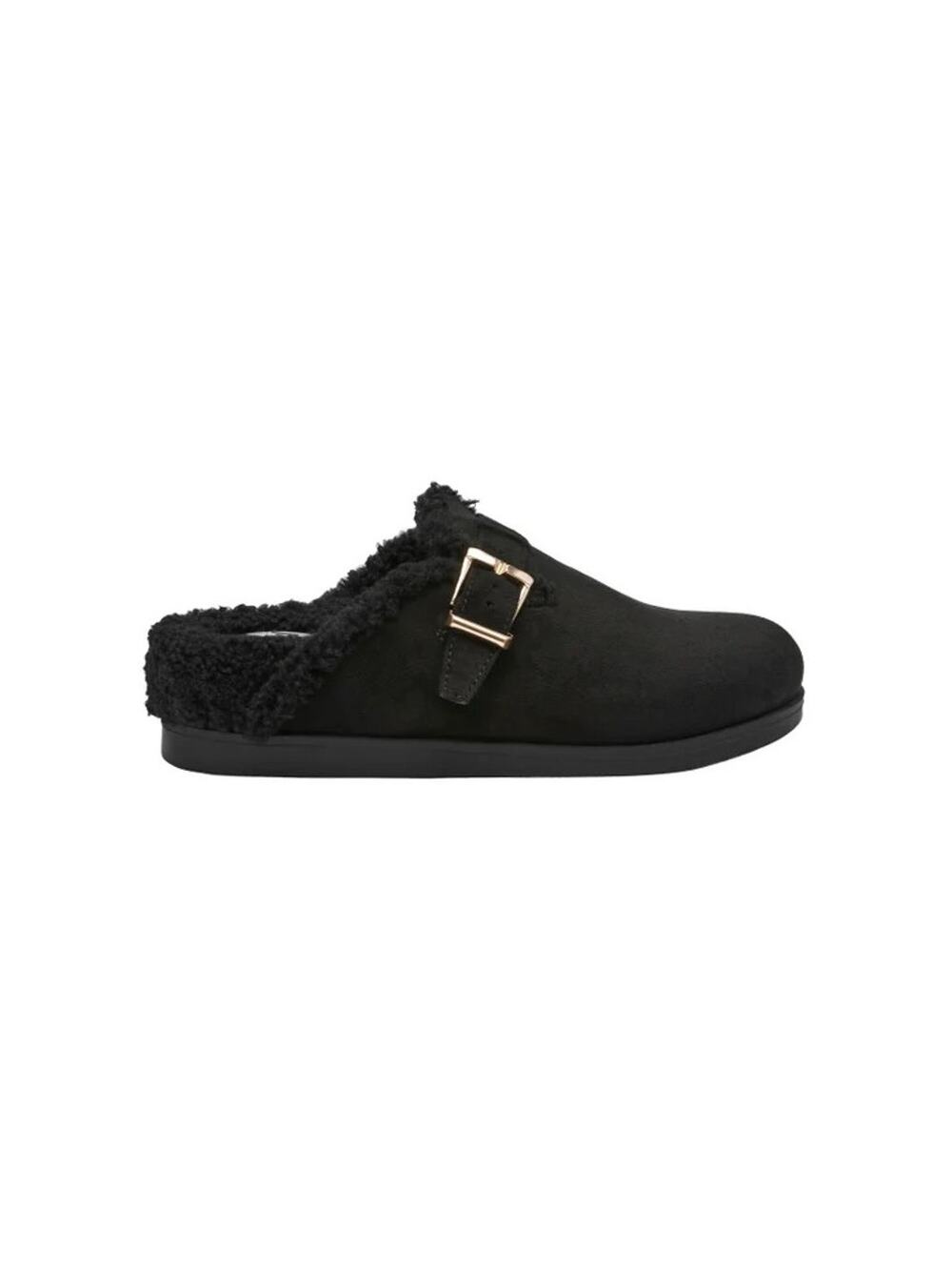 DV by Dolce Vita Women's Cozy Slide Black Mules Size 10